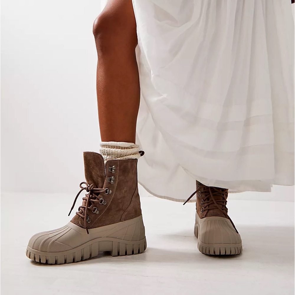 FREE PEOPLE + Stutterheim Patrol Duck Boots